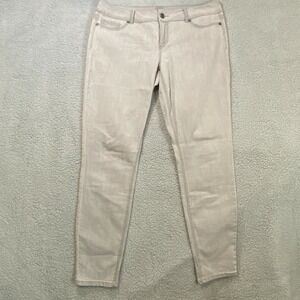 Maurices Jeans Women Classic Cut Straight Mid Rise Size XL-R Light Mauve Grey